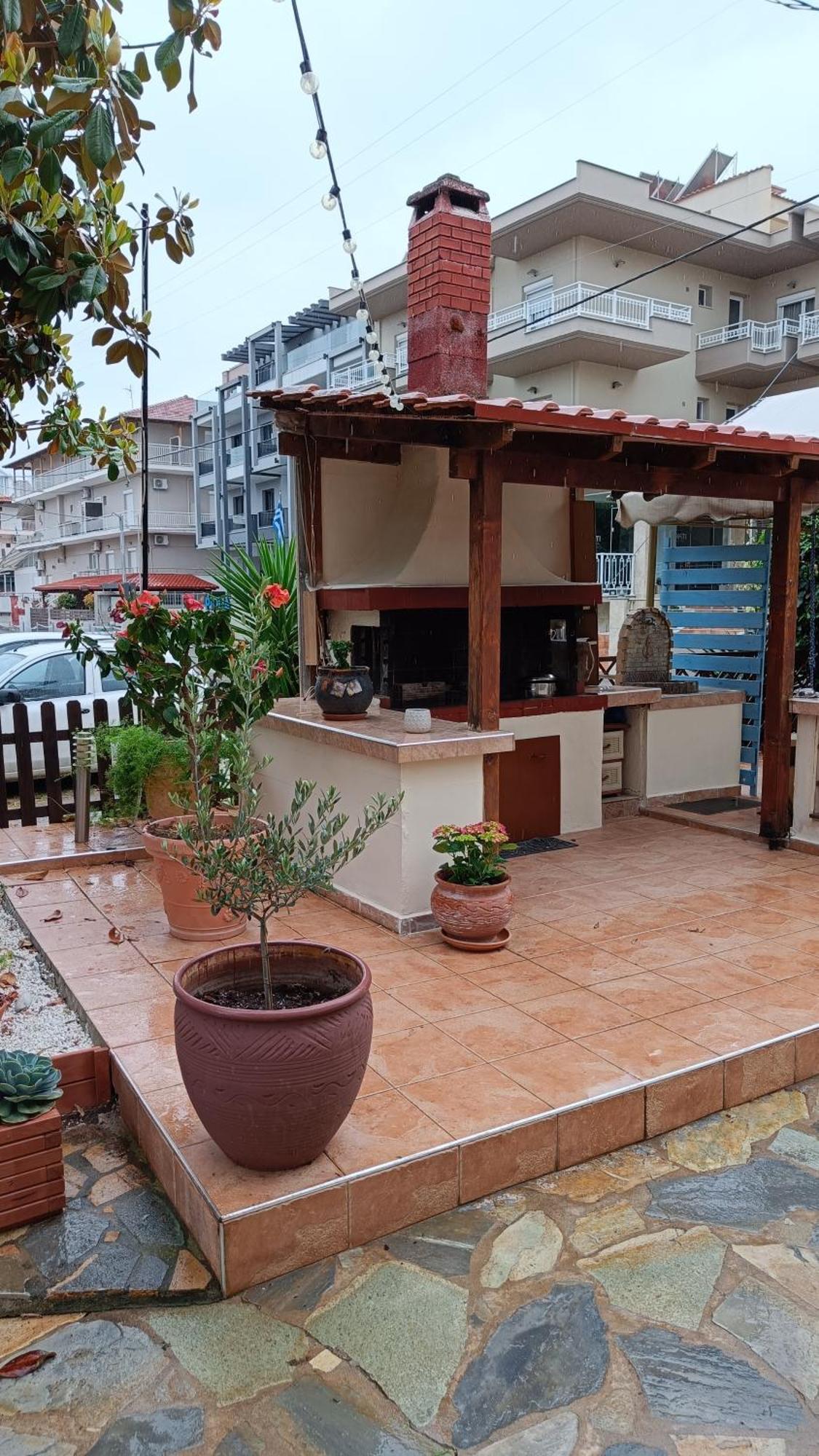 Garden House Katerina Aparthotel Leptokaryá Ngoại thất bức ảnh